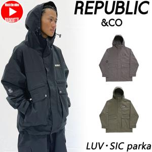 republic 36chambers jacket/ 7c GRAY リパブリック スノーボード