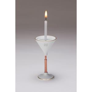 有田焼 燭台 白磁 波佐間工房 ギフト対応 ろうそく立て キャンドル