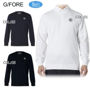 G/FORE (GFORE) ジーフォア 073213001 メンズ 半袖 モックネックシャツ