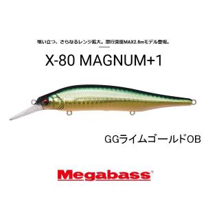 メガバス X-80 MAGNUM+1(X-80マグナム+1) HT チャートバックイワシ