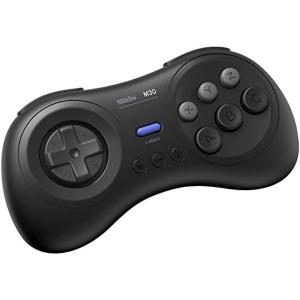 8Bitdo M30 Bluetooth ゲーミングコントローラー ブラック 6ボタンメガ