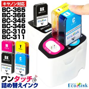 PIXUS 〔インク吸入キット付き〕キャノン BC-310 -345 -365XL〔顔料