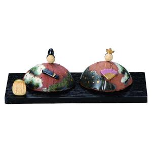 雛人形 コンパクト 陶器 小さい 可愛い ひな人形/ 濱田ひろこ作 うさぎ