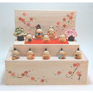 ひな祭り 置物 小物入れ 犬箱/ 須はら錦彩犬筥（大・左）（白） /雛