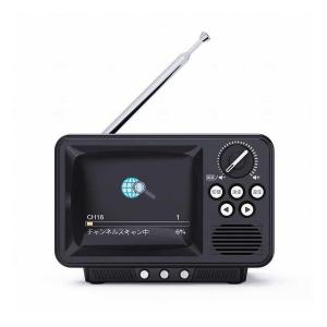 WINTECH 2.8インチ液晶ポータブルワンセグテレビ（レトロ型） TVR-RT1