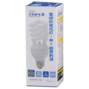 TOSHIBA ネオボールZ 電球形蛍光ランプ 電球100Wタイプ 昼白色 EFD21EN