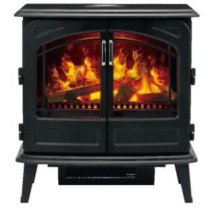 山善（YAMAZEN） ヤマゼン YDH-M10-B 暖炉型ヒーター ブラック 新品