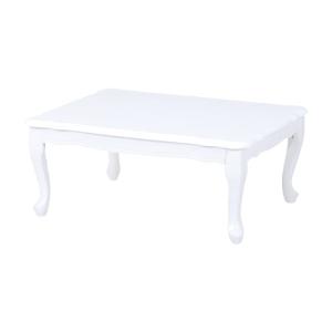 HAGiHARA（萩原） テーブル 折りたたみ 100 猫脚 折り畳み 白