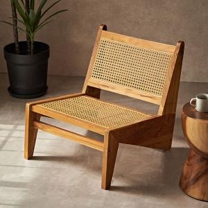 ラタンチェア 籐編み ラウンジチェア 北欧 カンガルーチェア