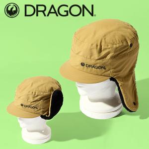 ドラゴン（DRAGON） キャップ 帽子 23-24 FLAP CAP Sand/Black