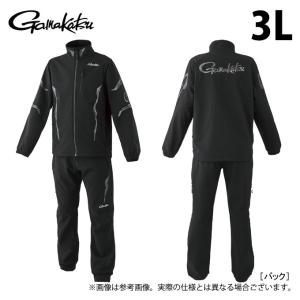 がまかつ ライトストレッチフィッシングパンツ GM3777 ブラック×レッド