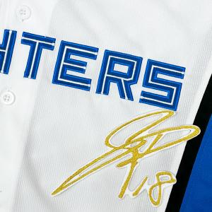 ☆送料無料☆北海道 日本ハム ファイターズ 日ハム 達孝太 サイン 白