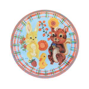 新品 ナタリーレテ ガラス プレート C ひよこ ヒヨコ 犬 いぬ GELATO