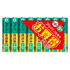 三菱（MITSUBISHI） 単3形 8本 三菱電機 アルカリ乾電池 MITSUBISHI U