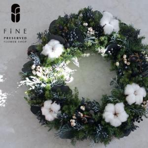 クロンヌ・ドゥ・ノエル プリザーブドフラワー クリスマス リース 特大