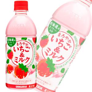 サンガリア（SANGARIA） まろやかいちご＆ミルク PET 500ml×24本