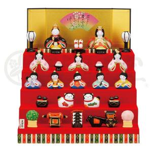 35号 間口105cm 七段・三段兼用 スチール製 ひな壇 （虹） 雛人形用