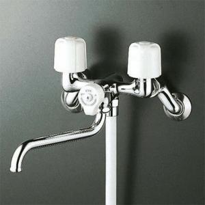 KVK 【KF100N2】 《KJK》 KVK 2ハンドル混合 バス水栓 壁 一時止水付