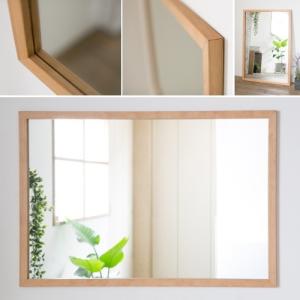 洗面台 鏡 木枠 交換 diy 洗面鏡 /パイン 1000×700 木枠幅30mm/ 姿見