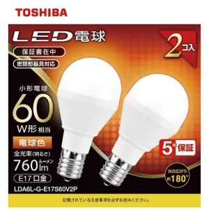 TOSHIBA（東芝） TOSHIBA LED電球 口金E17 ミニクリプトン形 LDA6L-G
