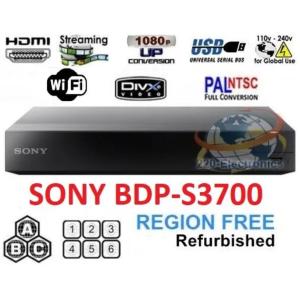 SONY ソニー BDP-S3700 リージョンフリー 無線LAN Wi-Fi ブルーレイDVD