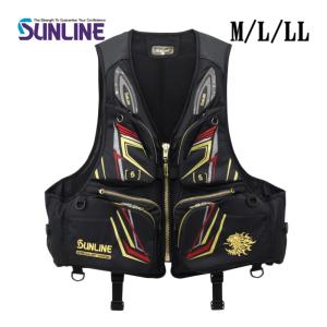 サンライン（SUNLINE） フローティングベスト M L LL ブラック SUL-250