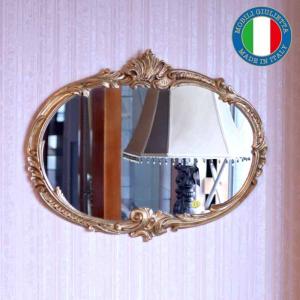 イタリア ミラー 壁掛け ホワイト 完成品 鏡 DIBI-84-Bianco