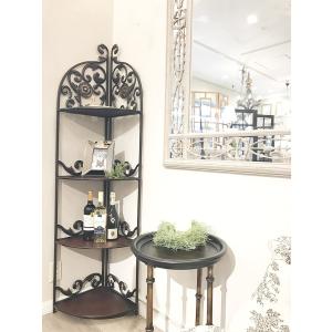 アイアン 4段シェルフ オープンラック アイアンラック ウィズリー