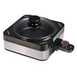 無印良品 深型ホットプレート 黒 MJ-HPFK1 44821893 : plusa - 通販