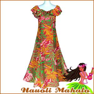 フラ ドレス フラダンス ハワイアンドレス ムームー 結婚式 海外挙式