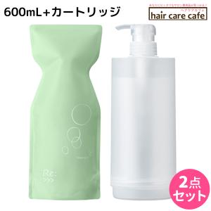 アジュバン リ: シャンプー 600mL + トリートメント 600g カートリッジ