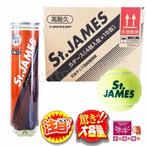 DUNLOP（ダンロップ） テニスボール セントジェームス ST 1箱60球 （15