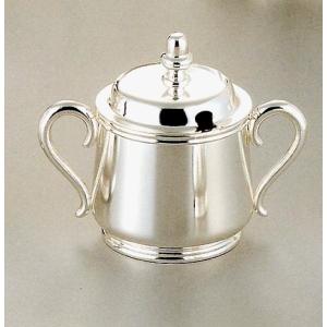 早川シルバー シュガーポット 2人用 東型 洋白（ニッケルシルバー