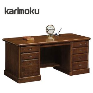 カリモク家具（KARIMOKU FURNITURE） カリモク 書斎机 書斎デスク 両袖