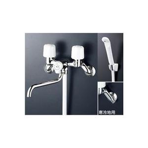 KVK 【KF100N2】 《KJK》 KVK 2ハンドル混合 バス水栓 壁 一時止水付