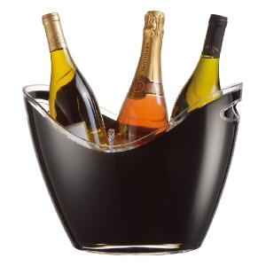 アクリル おしゃれ ワインクーラー ゴンドラ（S）ブラック ワイン2本用