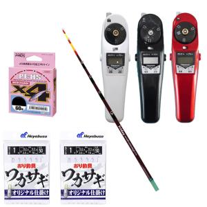 フライデー ワカサギ替え穂先 27cm 1本 ＆ ハピソン 電動リール 2点