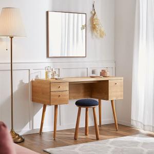 今枝商店 籐 ドレッサー 円型スツール付き 幅45cm （ ラタン スリム