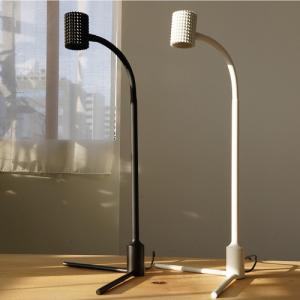 BARREL公式 フレキシブルアームライトスタンド ブラック 高さ調節機能