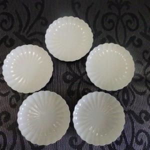 有田焼 賞美堂 其泉 白磁 菊割り 和皿揃え 丸皿 取皿 5客組 引き出物