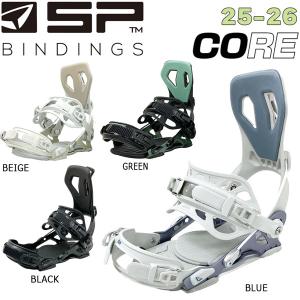 2026 SP BINDING エスピー CORE コア BLACK 25-26 スノーボード
