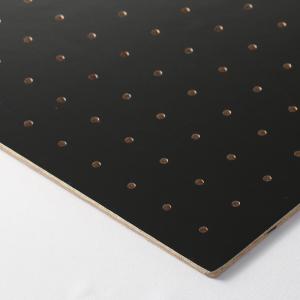 有孔ボード (黒)、4xw900xd450(厚みx長さx奥行)ミリ、穴5ミリ、穴