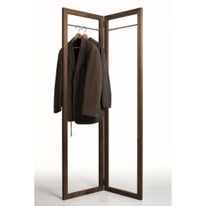 ハンガーラック スリム 頑丈 おしゃれ 木製 衣紋掛け 衣桁 折りたたみ