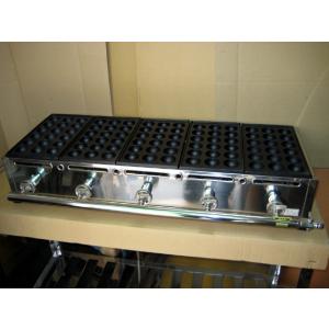 業務用 たこ焼き器 5丁掛 [18穴x5連] (都市ガス用) : MDS01 - 通販