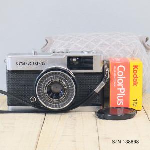 中古】【保証付 】 コニカ KONICA C35 Flashmatic S/N 250649（ケース