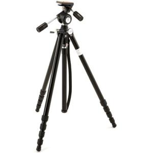 日本製] HUSKY ハスキー4段ハイボーイ三脚 HT-1040 (雲台・三脚一体品