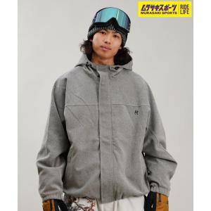 BSRABBIT ビエスラビット REFINED HOODED JACKET REALTREE WHITE 24-25