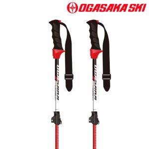 OGASAKA（オガサカ） サイズ調整式 ストック スキーポール ホワイト 95