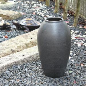 ポイント15倍]信楽焼 大きな 花瓶 刷毛目 25号 おしゃれ 大壺 つぼ