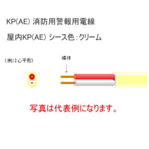 ◇冨士電線 屋内 AE1.2mm×2C 【平型 200m】FA 消防用警報用電線 : エヌ